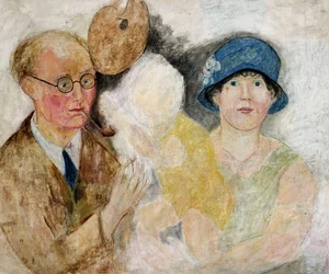 Porträt des Malers Marcel Gromaire und seiner Familie